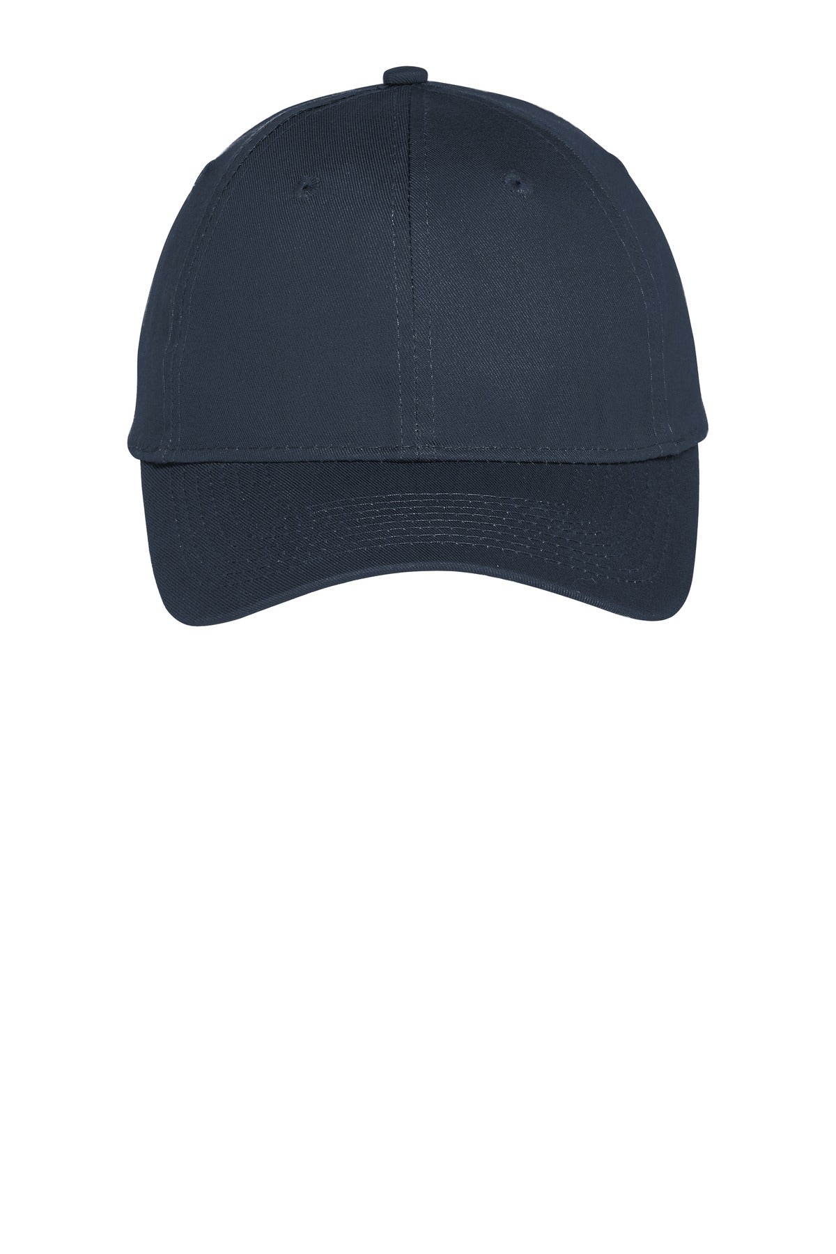 Port Authority Six-Panel Unstructured Twill Cap. C914 in True Navy