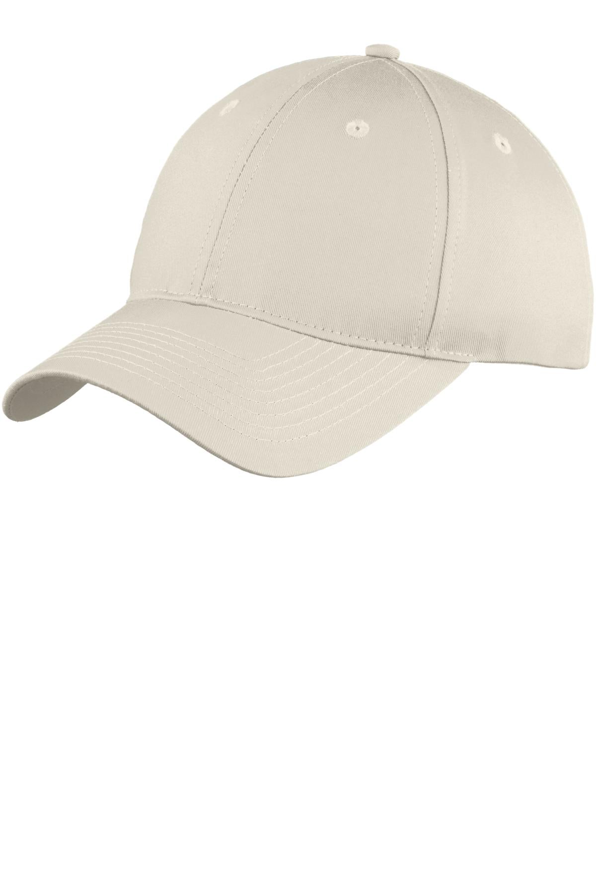 Port Authority Six-Panel Unstructured Twill Cap. C914 in Oyster