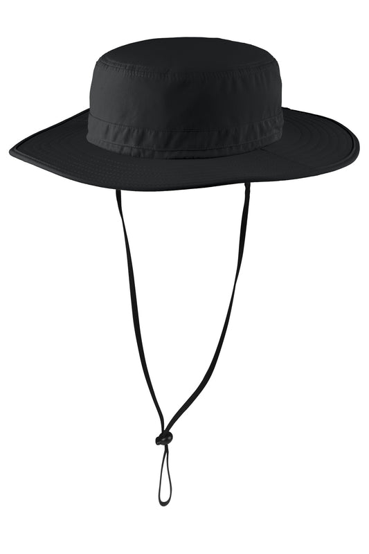 Port Authority Outdoor Wide-Brim Hat. C920 in Black