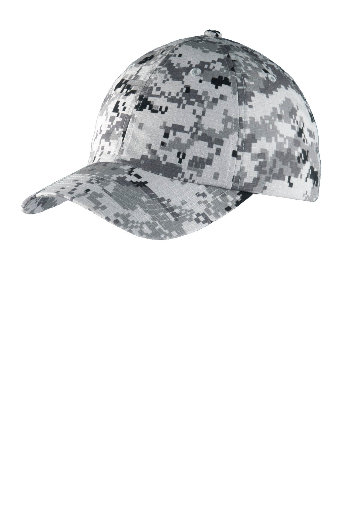 Port Authority Digital Ripstop Camouflage Cap. C925 in Grey Camo