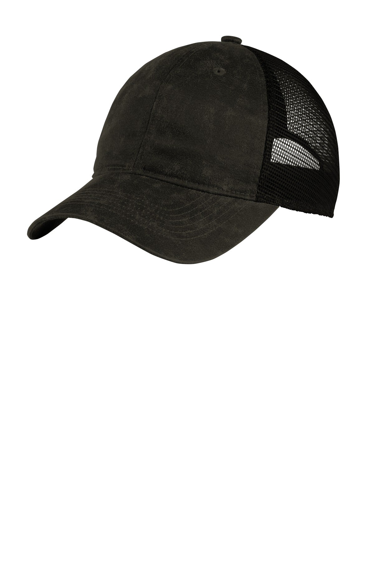 Port Authority  Pigment Print Mesh Back Cap. C927 in Black