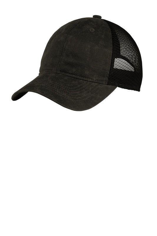 Port Authority  Pigment Print Mesh Back Cap. C927 in Black