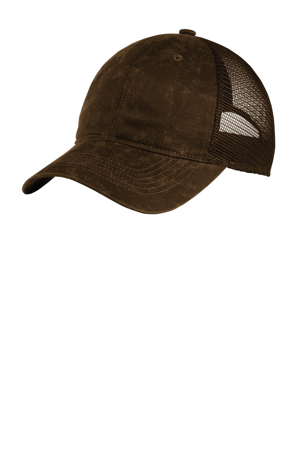 Port Authority  Pigment Print Mesh Back Cap. C927 in Brown