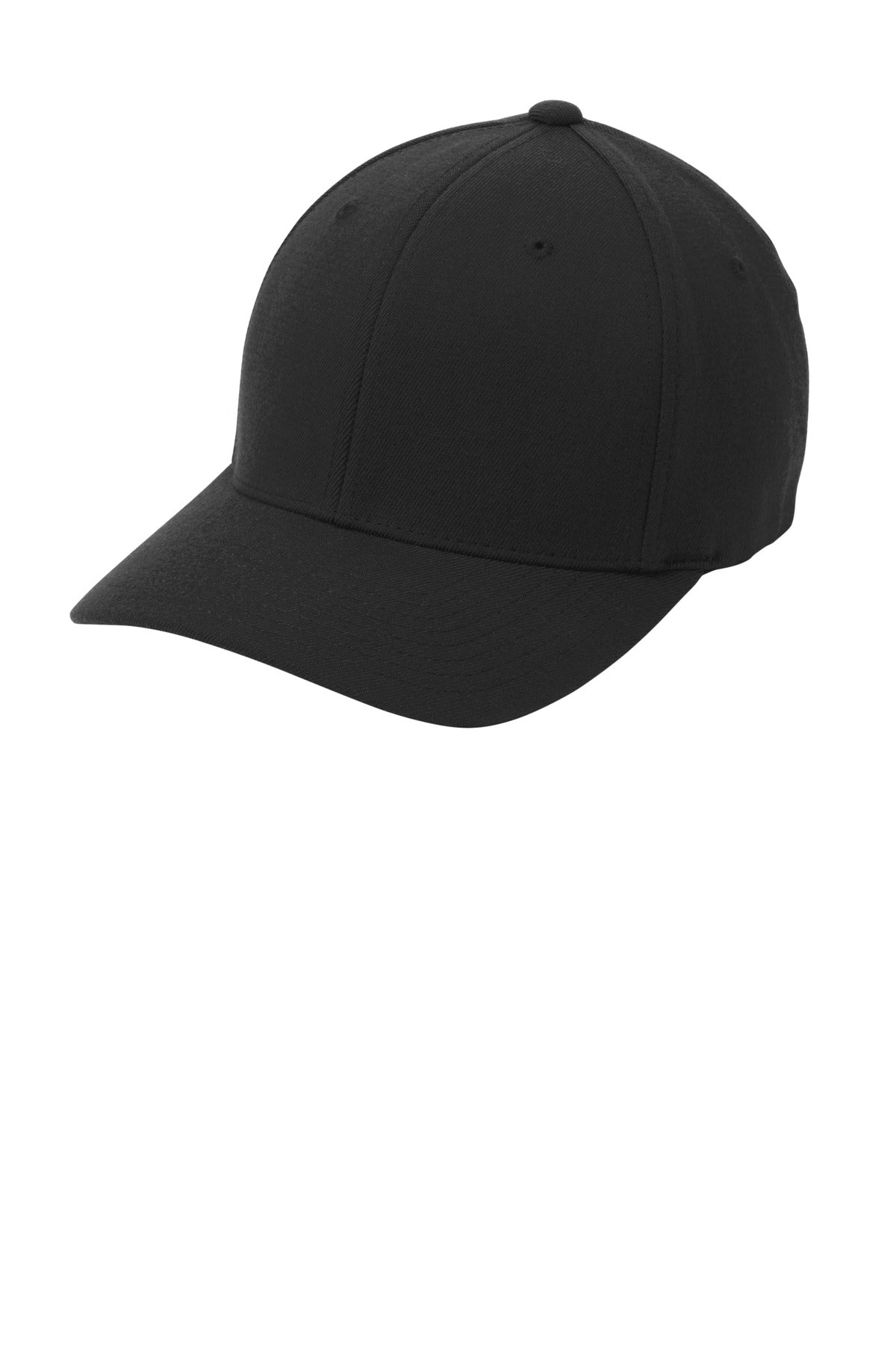 Port Authority Flexfit Wool Blend Cap. C928 in Black