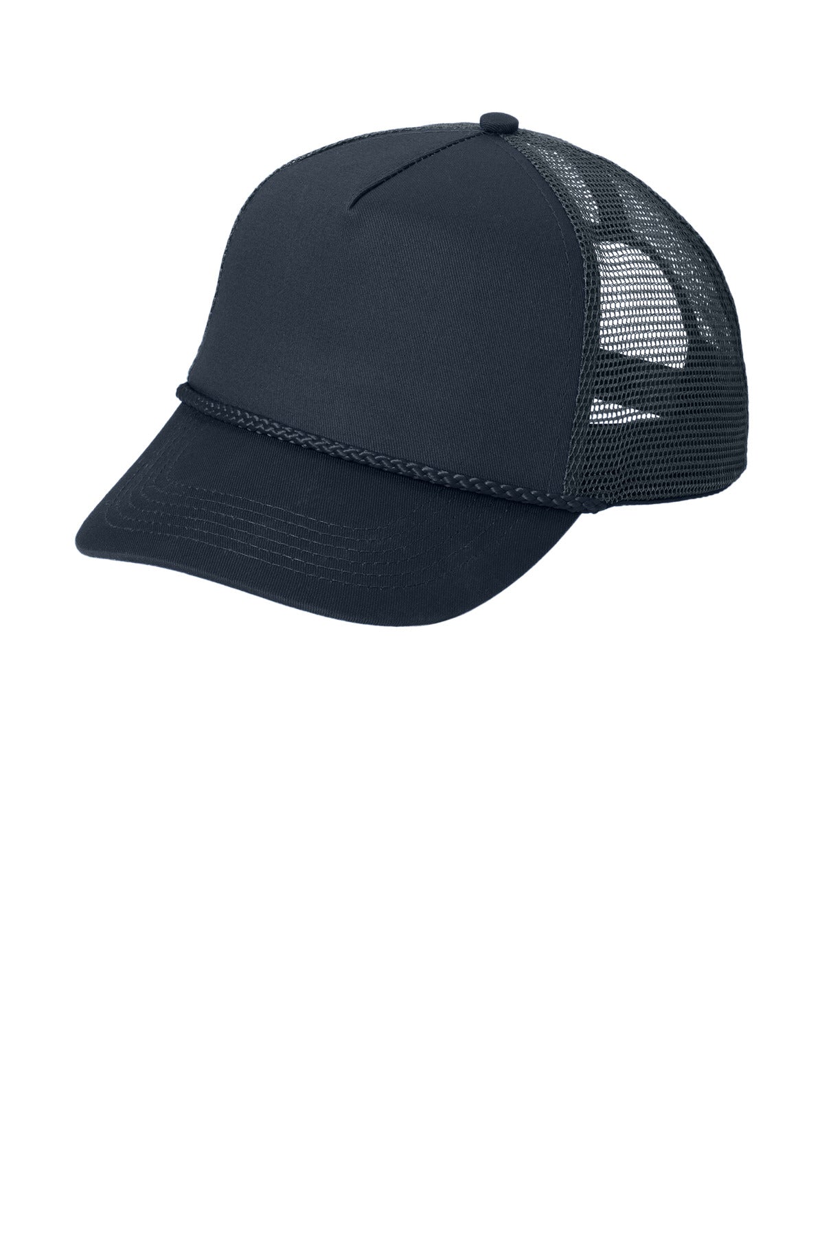 Port Authority 5-Panel Snapback Cap. C932 in Navy
