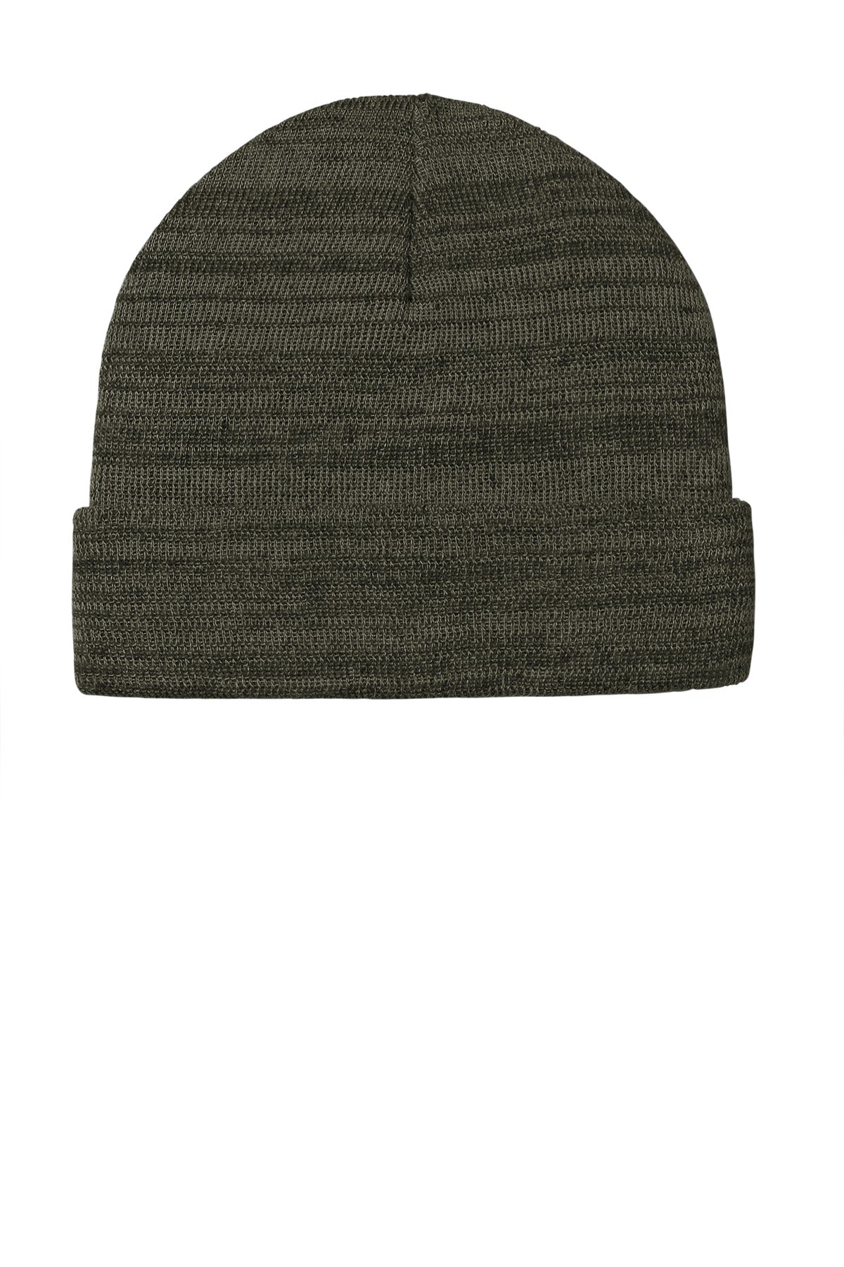 Port Authority  Knit Cuff Beanie C939 in Olive Green Heather