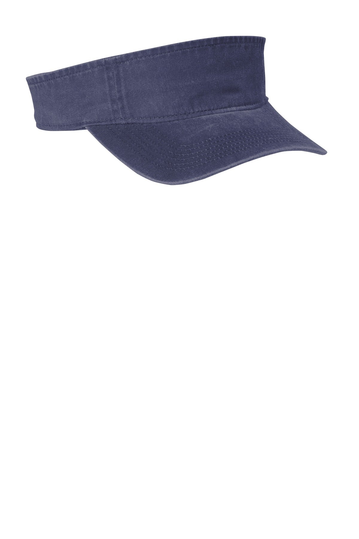 Port Authority  Beach Wash  Visor. C944 in Denim Blue