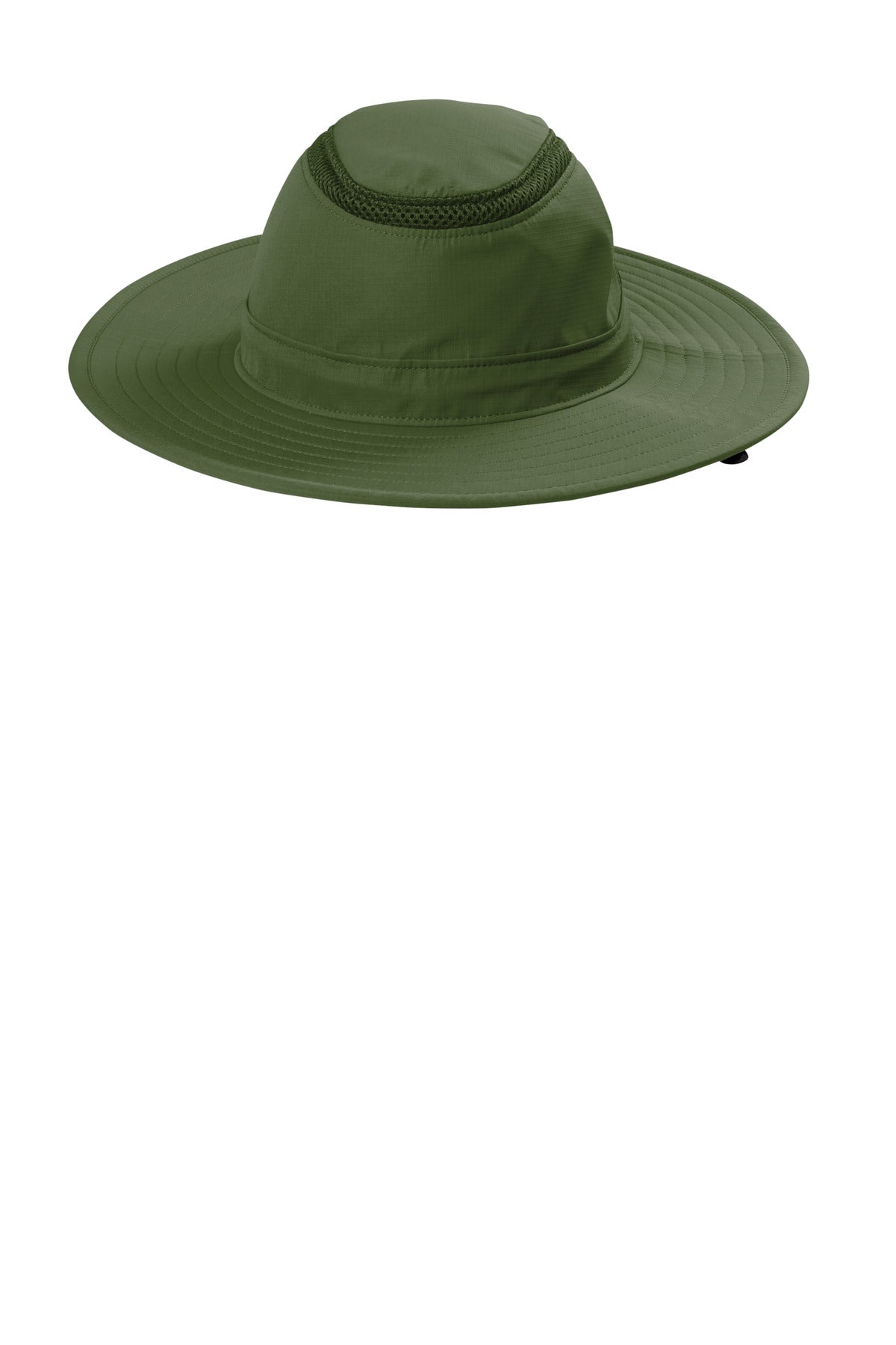Port Authority Outdoor Ventilated Wide Brim Hat C947 in Olive Leaf