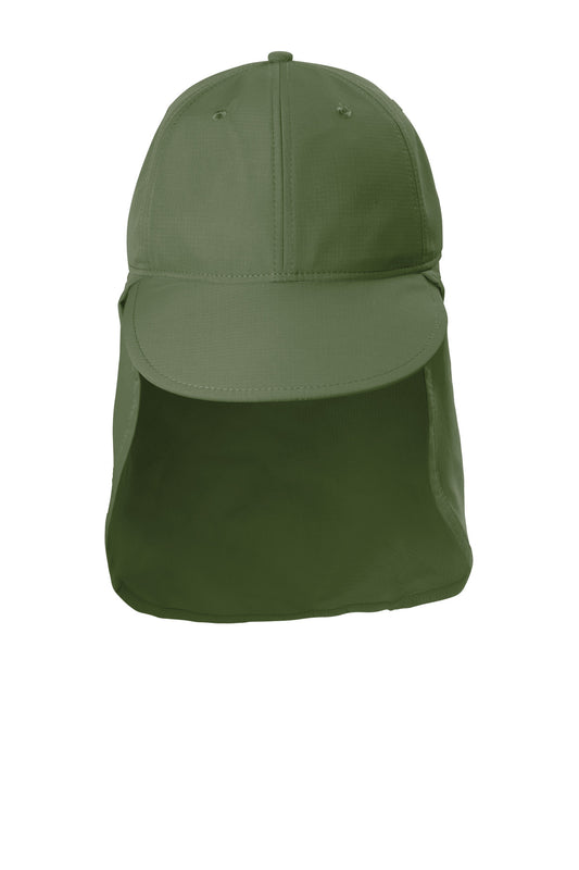 Port Authority Outdoor UV Sun Shade Cap C949 in Olive Leaf