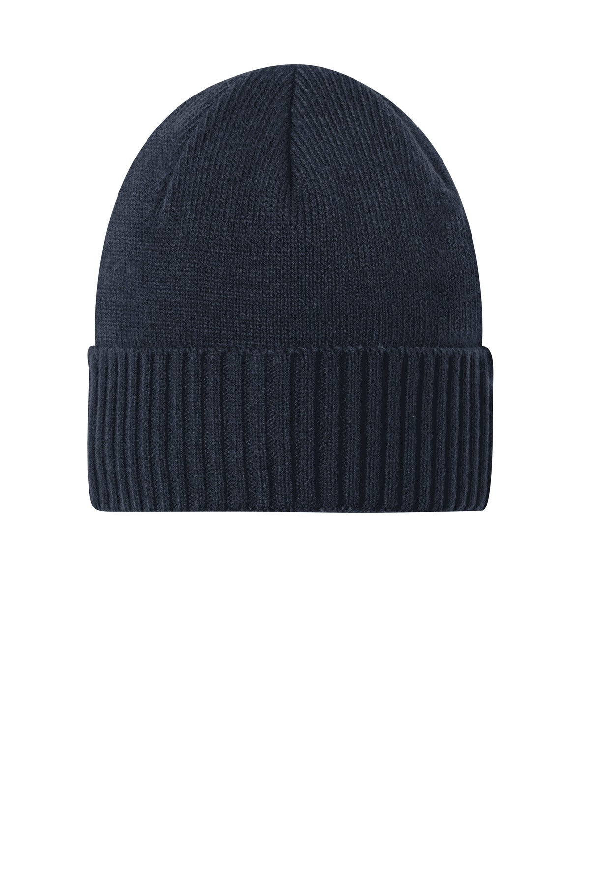Port Authority Rib Knit Cuff Beanie C951 in River Blue Navy