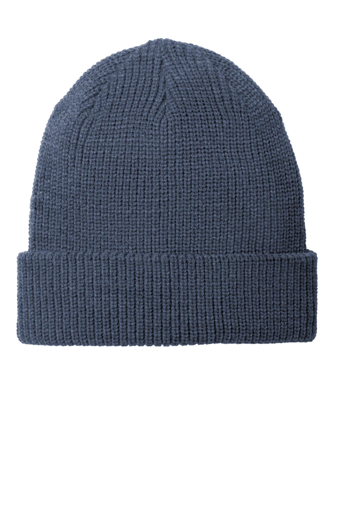 Port Authority Chunky Knit Beanie C958 in Dress Blue Navy Heather