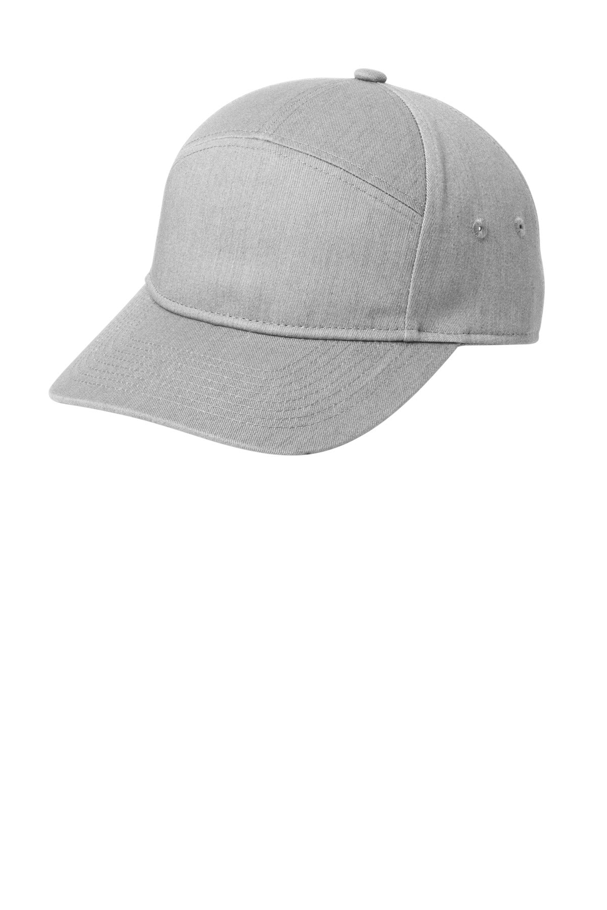 Port Authority 7-Panel Cap C964 in Heather Grey