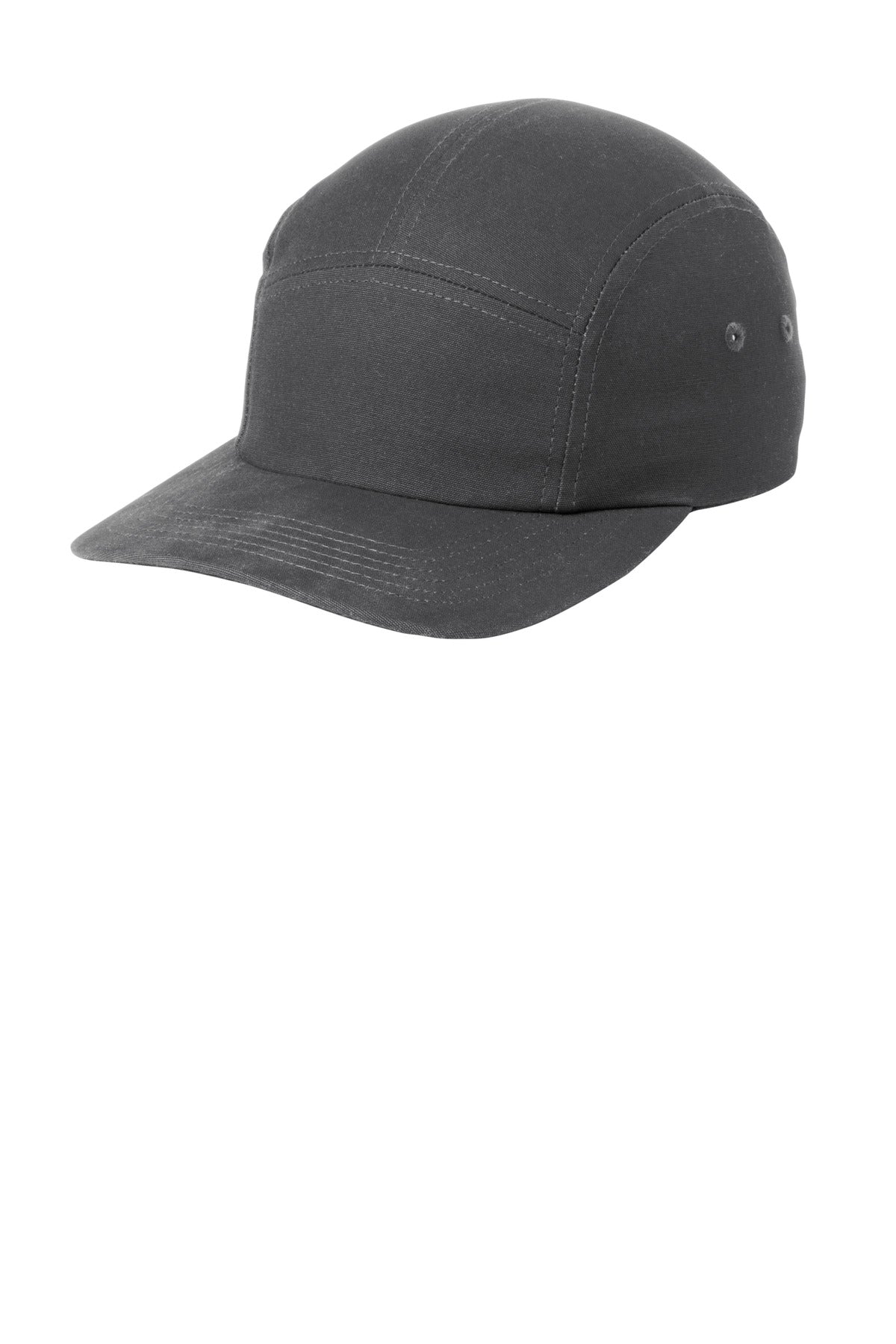 Port Authority Brushed Cotton Camper Cap C970 in Deep Smoke