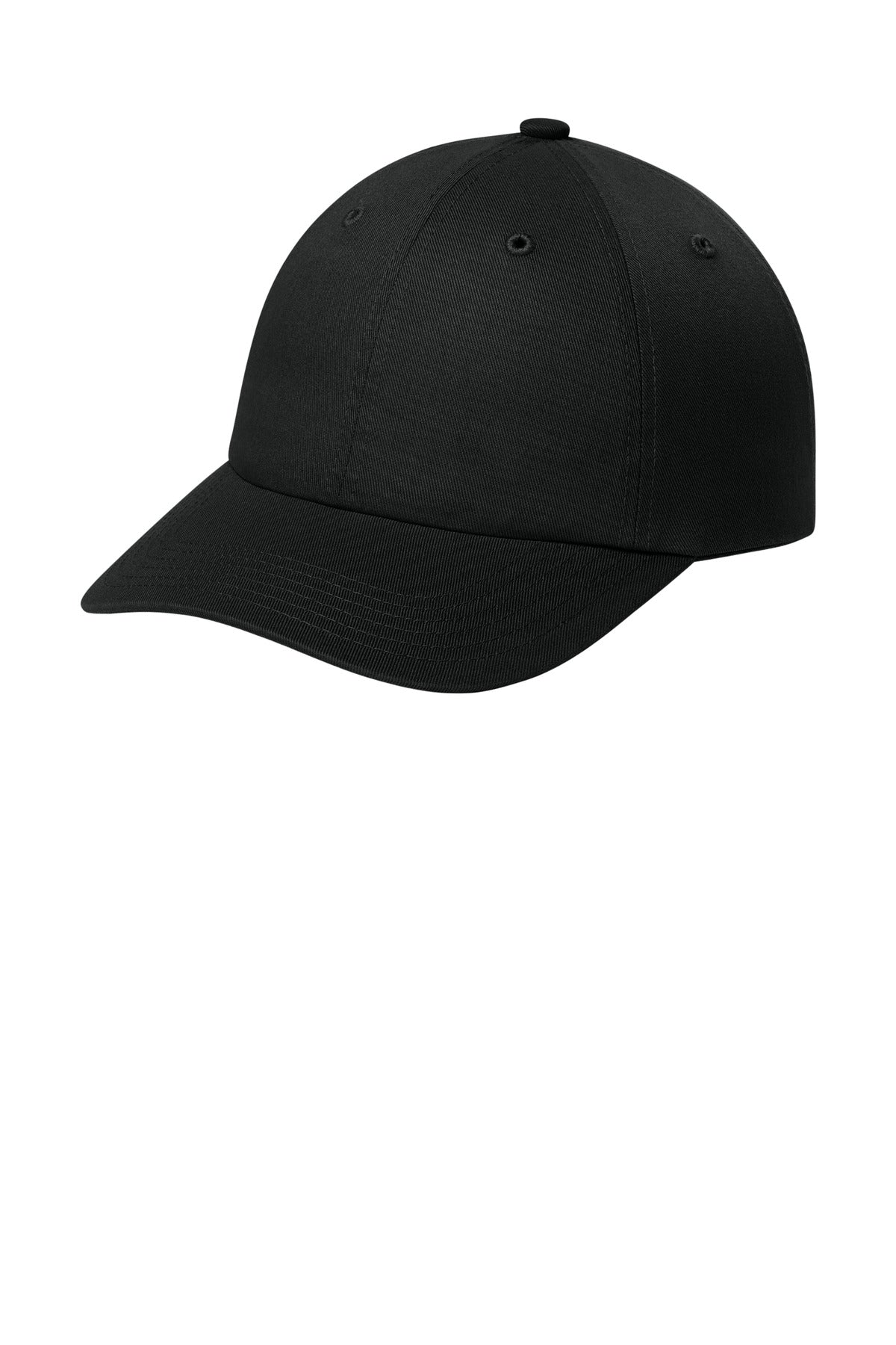 Port Authority Wearever Unstructured Twill Snapback Cap C992 in Deep Black