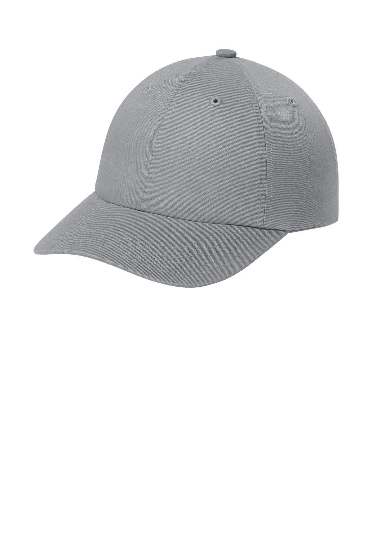 Port Authority Wearever Unstructured Twill Snapback Cap C992 in Gusty Grey