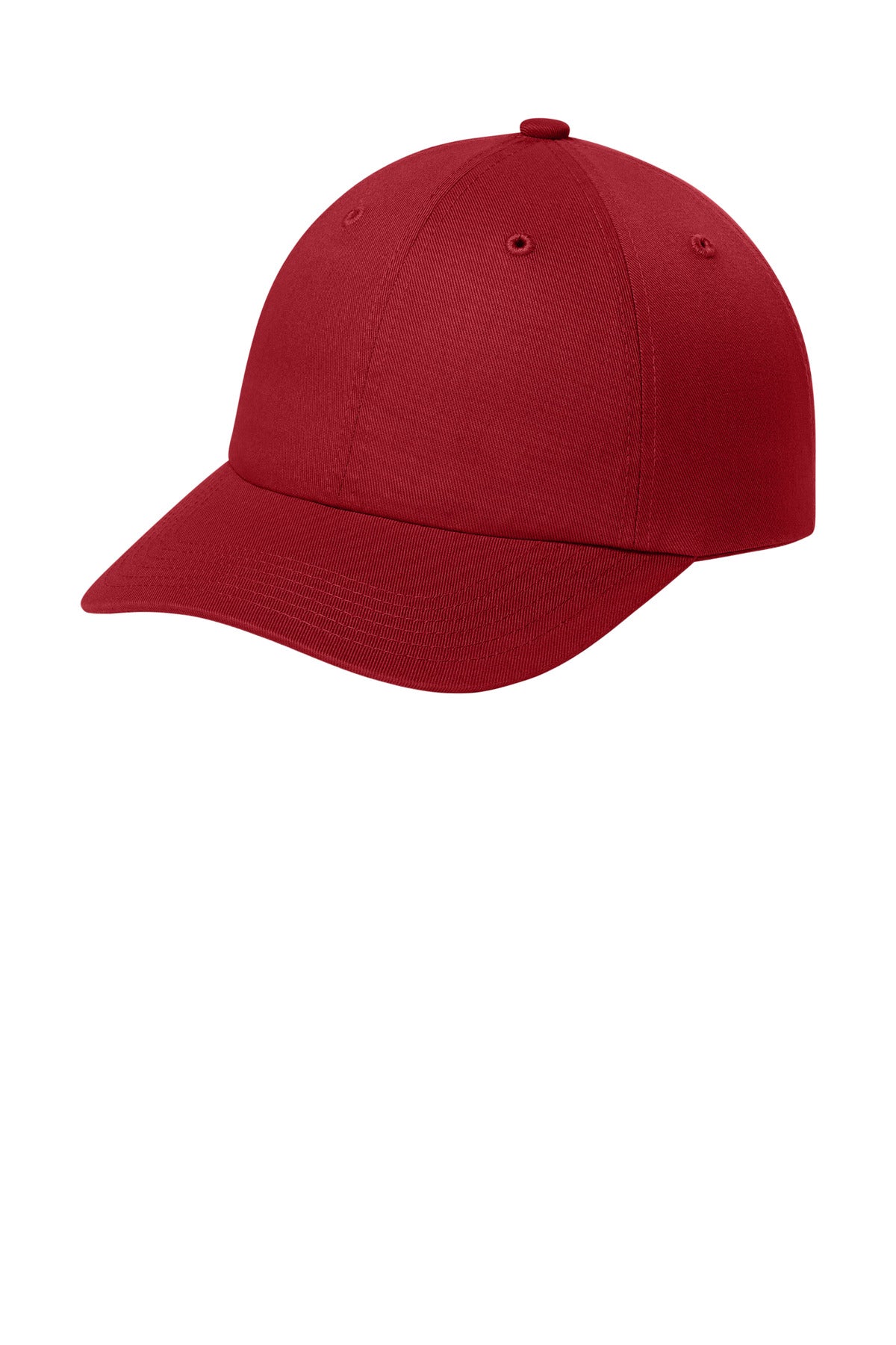 Port Authority Wearever Unstructured Twill Snapback Cap C992 in Rich Red