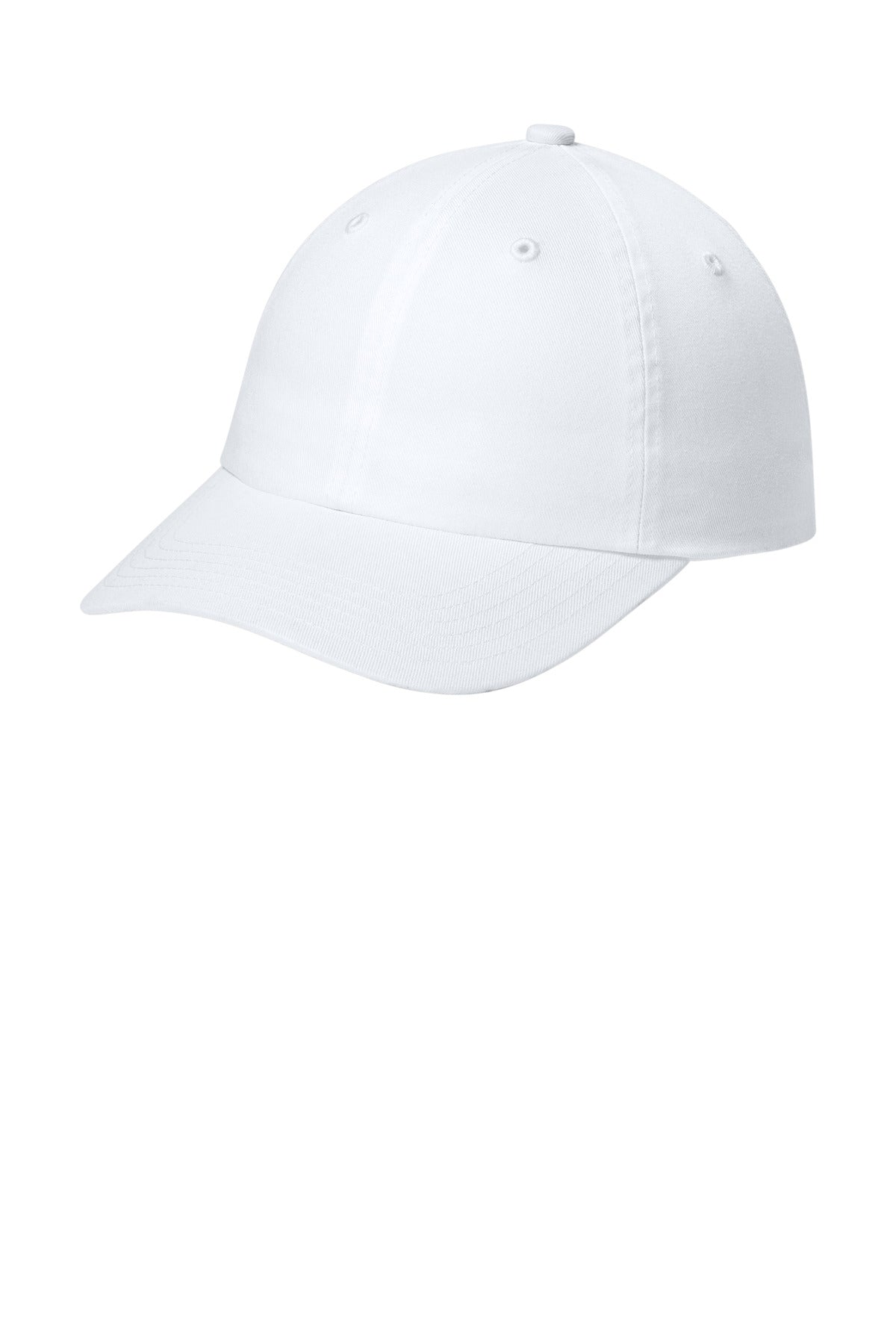 Port Authority Wearever Unstructured Twill Snapback Cap C992 in White