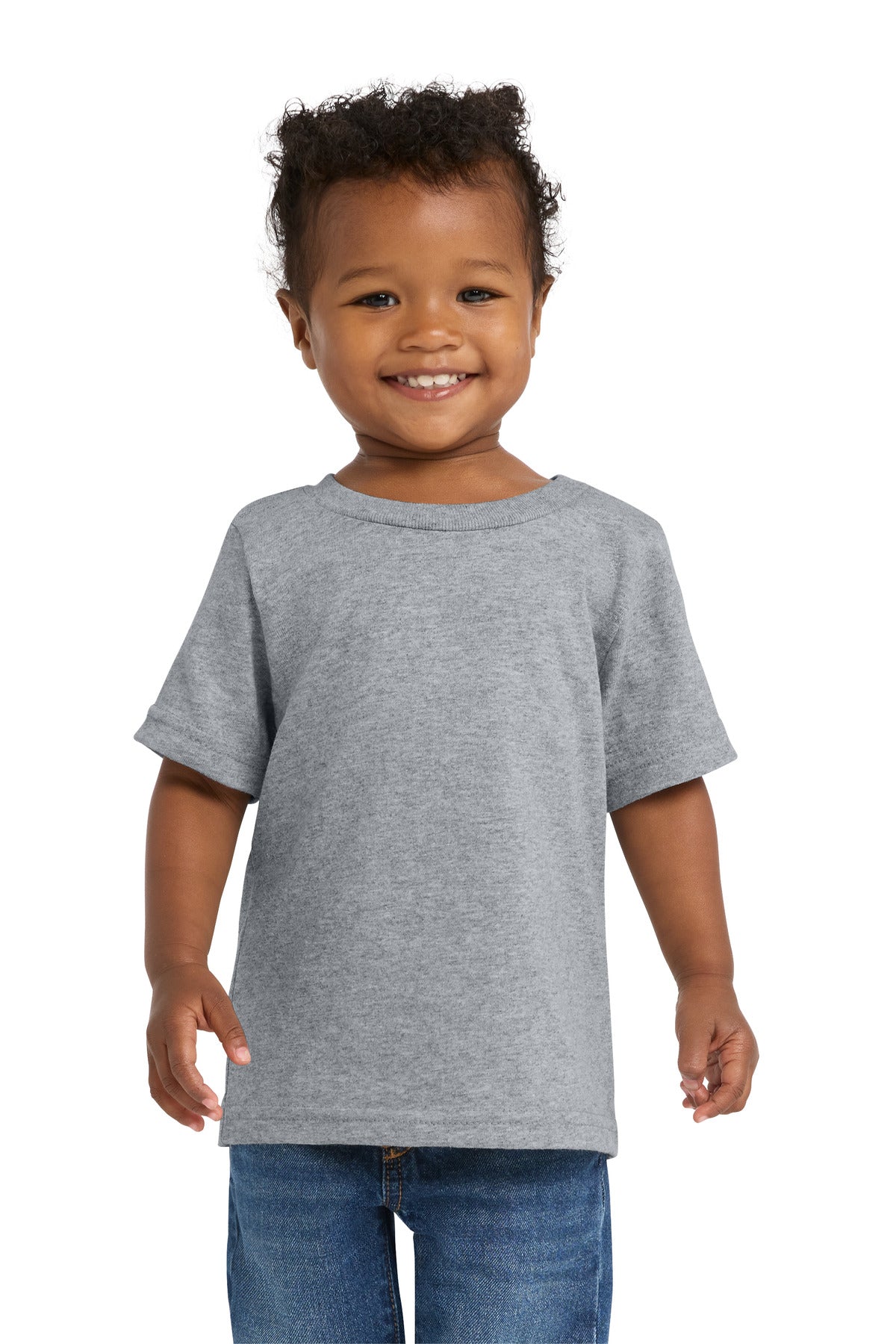 Port & Co Infant Core Cotton Tee. CAR54I in Athletic Heather