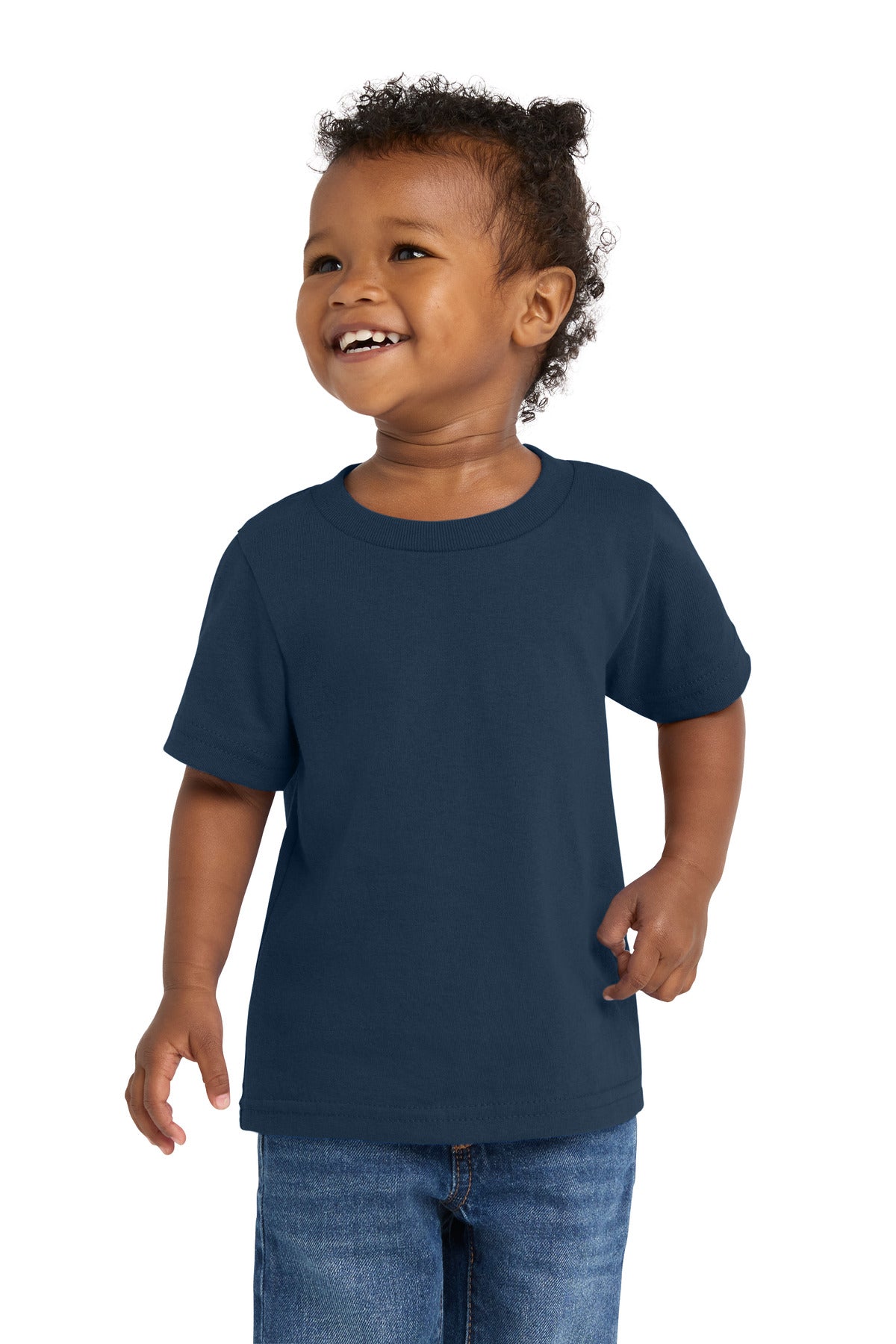 Port & Co Infant Core Cotton Tee. CAR54I in Navy