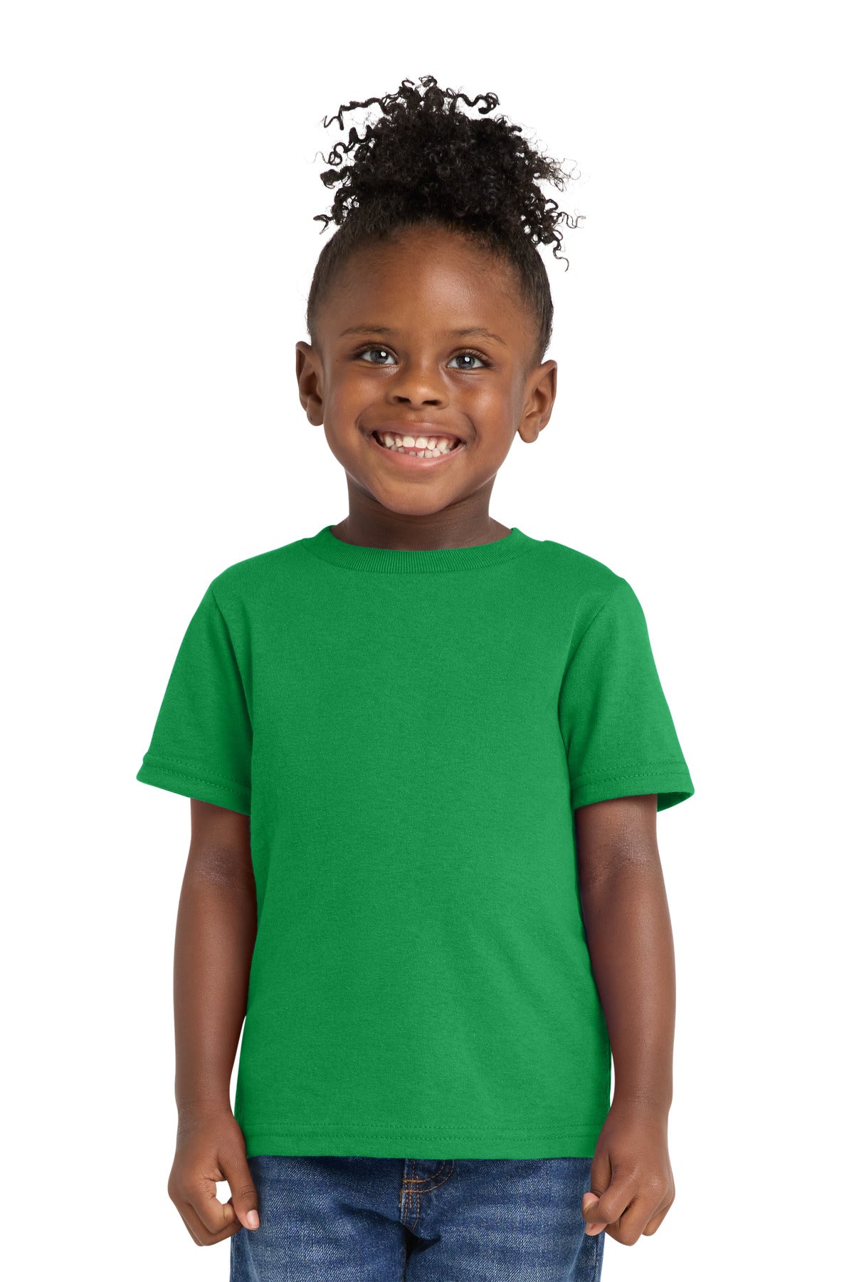 Port & Co Toddler Core Cotton Tee. CAR54T in Clover Green