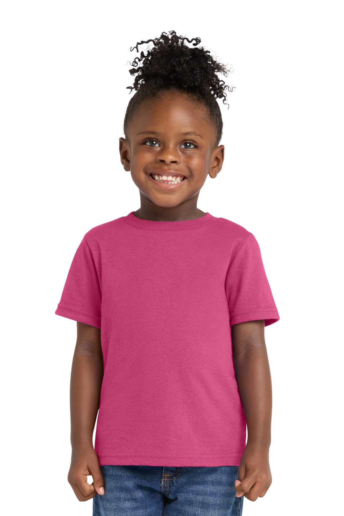 Port & Co Toddler Core Cotton Tee. CAR54T in Sangria