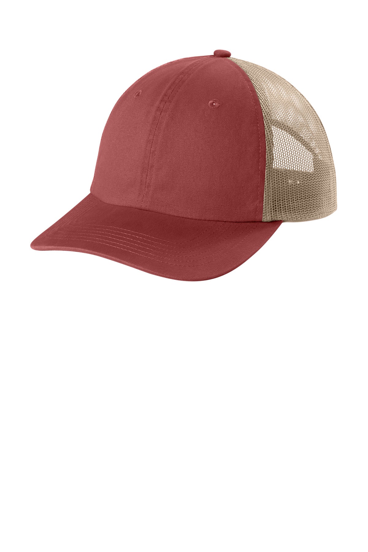 Comfort Colors Sunwashed Trucker Cap CCST0 in Crimson