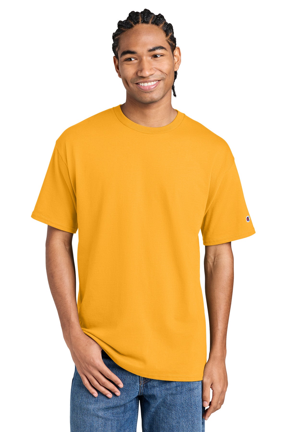 Champion Jersey Short Sleeve Tee CH1000 in C Gold
