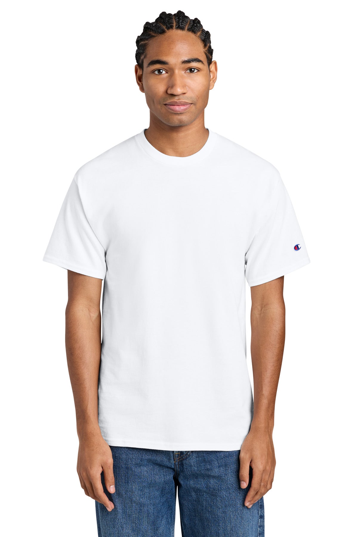 Champion Jersey Short Sleeve Tee CH1000 in White
