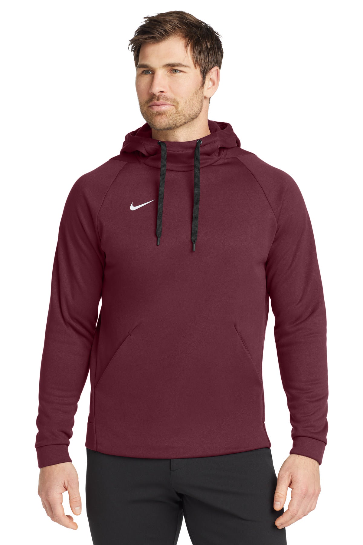Nike Therma-FIT Pullover Fleece Hoodie  CN9473 in Team Dark Maroon