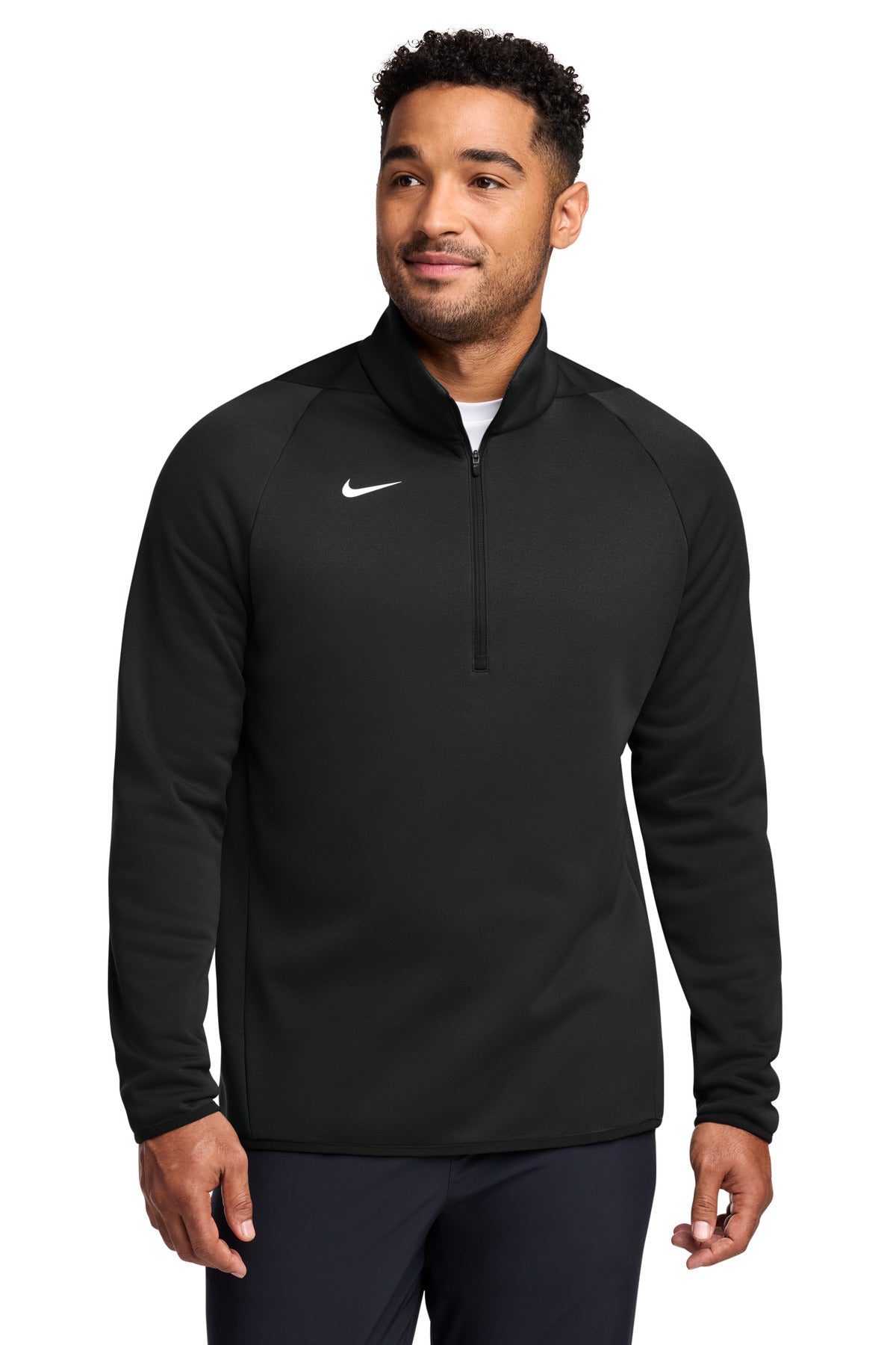Nike Therma-FIT 1/4-Zip Fleece CN9492 in Team Black