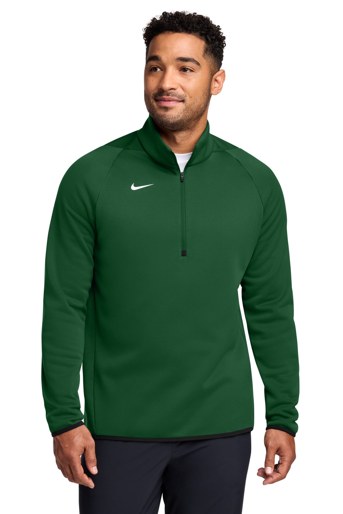 Nike Therma-FIT 1/4-Zip Fleece CN9492 in Team Dark Green