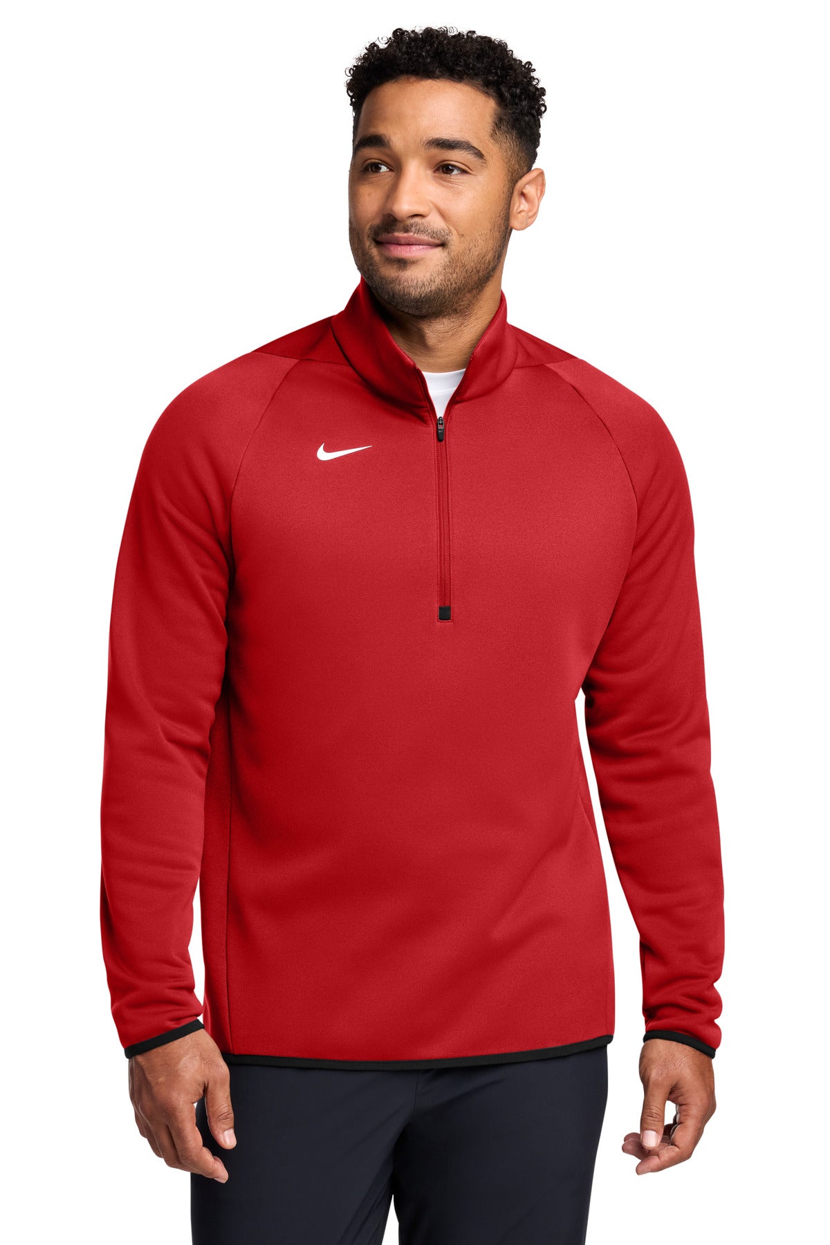 Nike Therma-FIT 1/4-Zip Fleece CN9492 in Team Scarlet