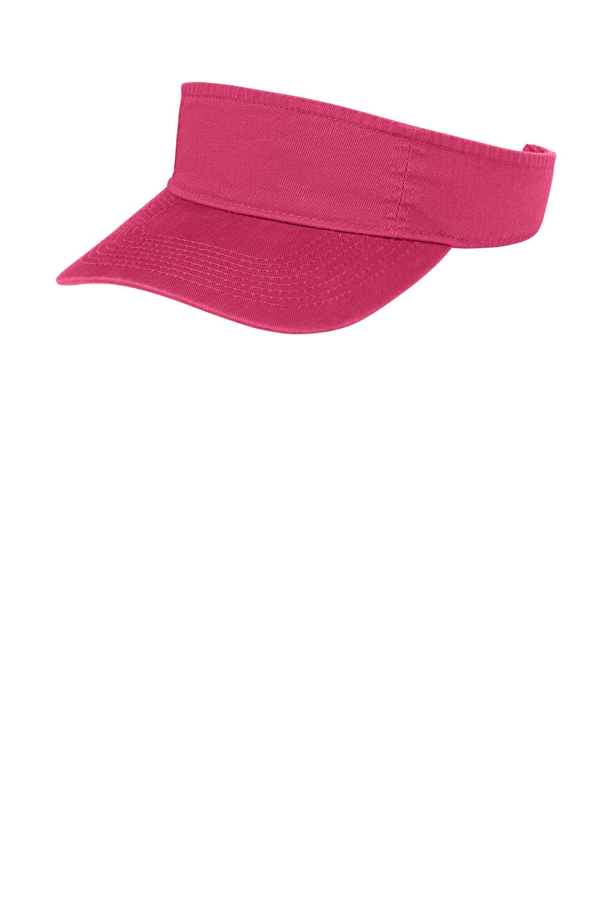 Port Authority Fashion Visor.  CP45 in Sangria