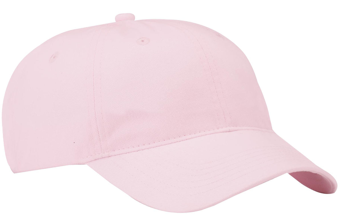 Port Authority Brushed Twill Low Profile Cap.  CP77 in Light Pink