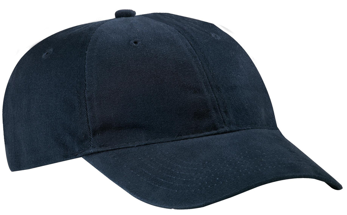 Port Authority Brushed Twill Low Profile Cap.  CP77 in Navy