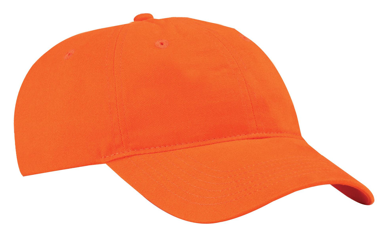 Port Authority Brushed Twill Low Profile Cap.  CP77 in Orange