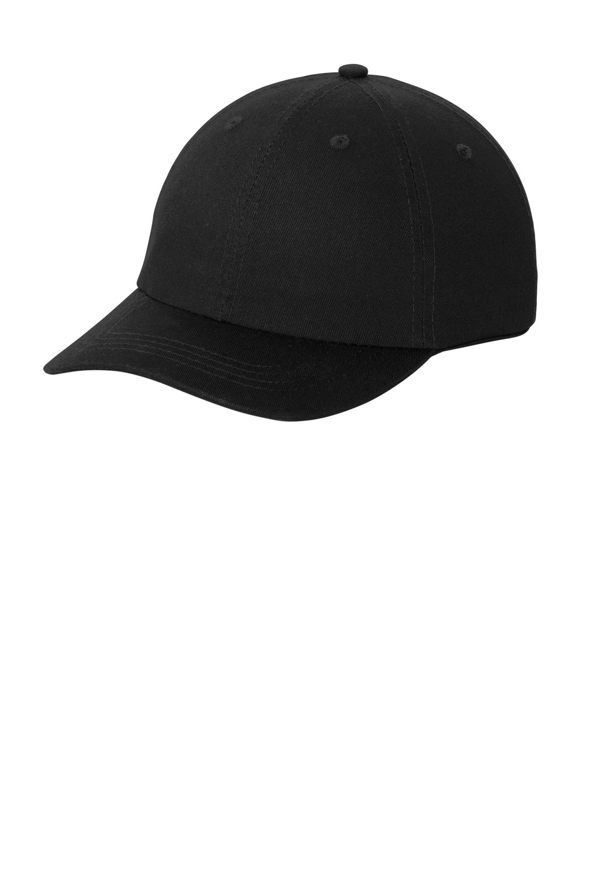Port Authority Washed Twill Cap.  CP78 in Black