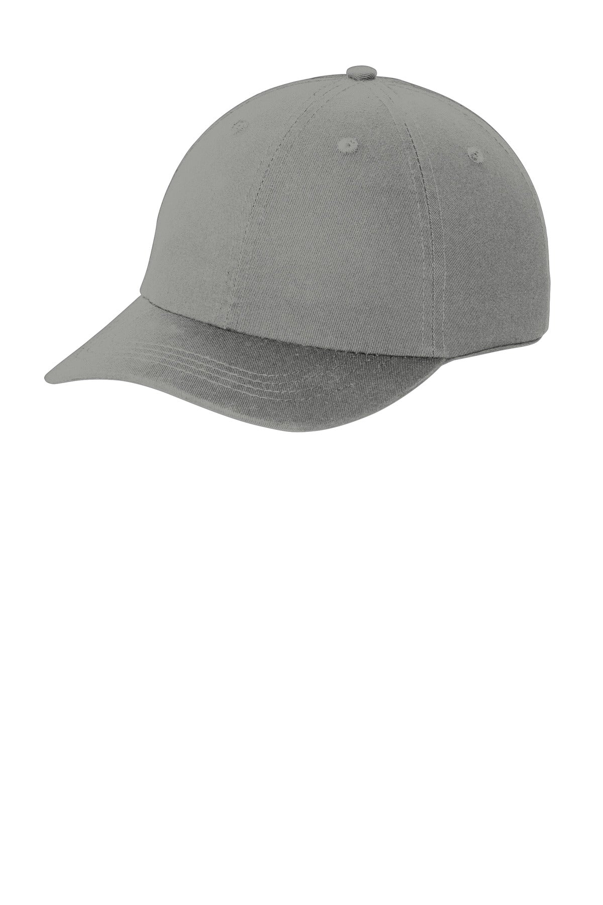 Port Authority Washed Twill Cap.  CP78 in Deep Smoke