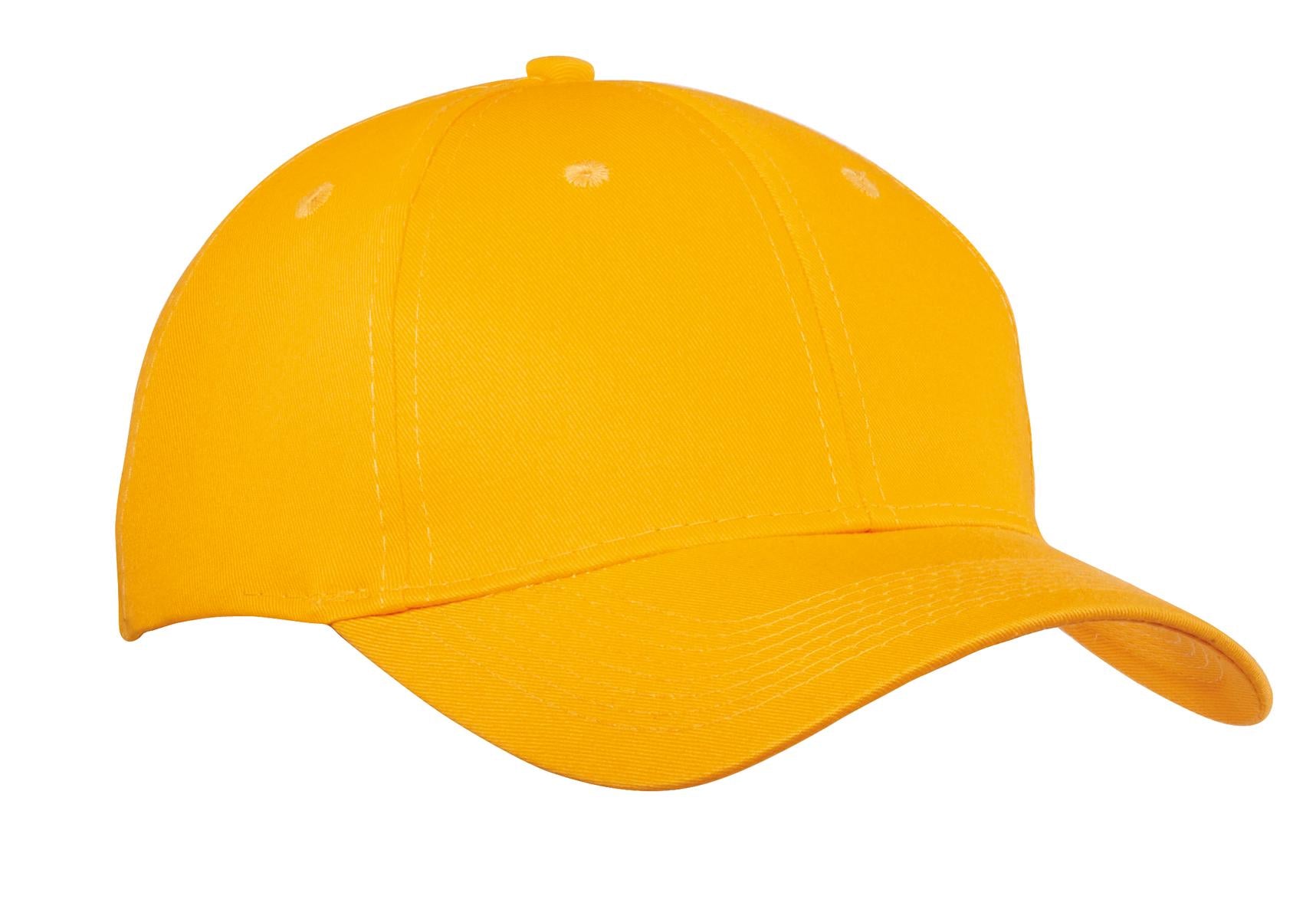 Port Authority Six-Panel Twill Cap.  CP80 in Athletic Gold