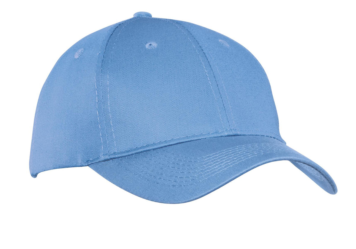 Port Authority Six-Panel Twill Cap.  CP80 in Carolina Blue