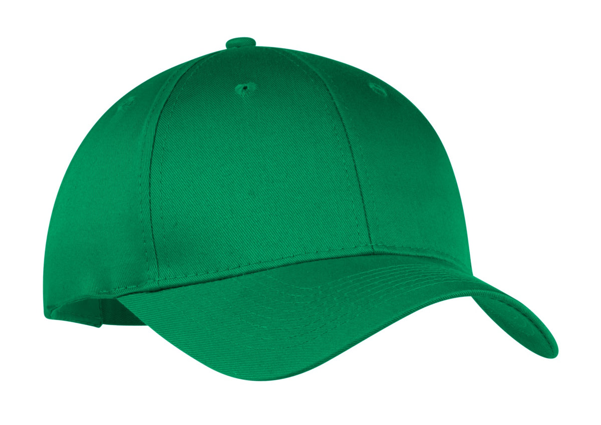 Port Authority Six-Panel Twill Cap.  CP80 in Kelly Green