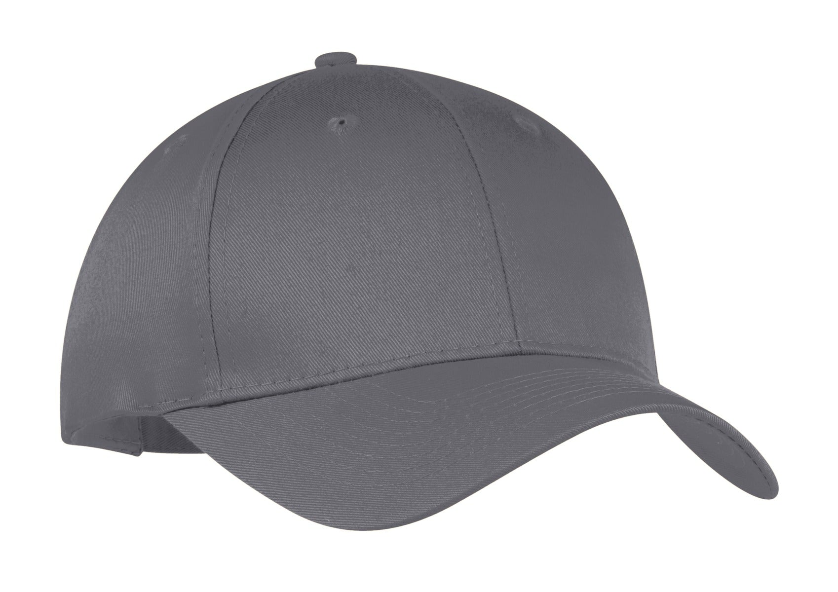 Port Authority Six-Panel Twill Cap.  CP80 in Charcoal