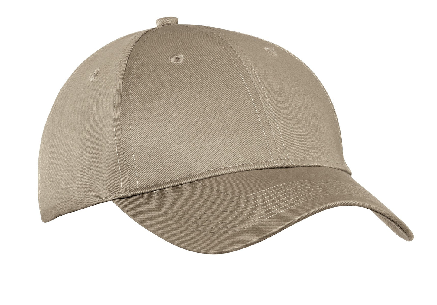Port Authority Six-Panel Twill Cap.  CP80 in Khaki