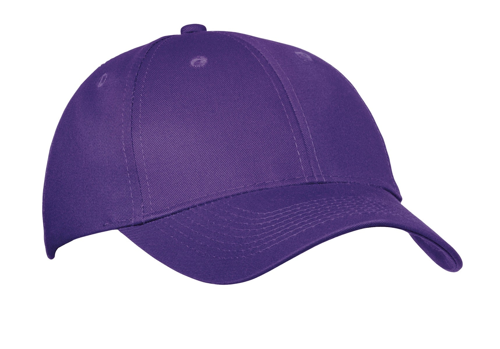 Port Authority Six-Panel Twill Cap.  CP80 in Purple