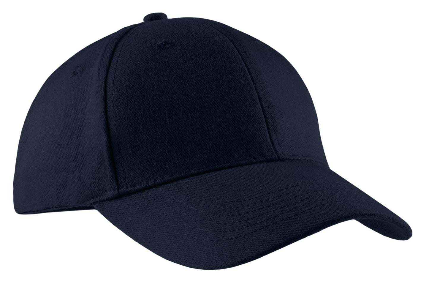 Port Authority Brushed Twill Cap.  CP82 in Navy