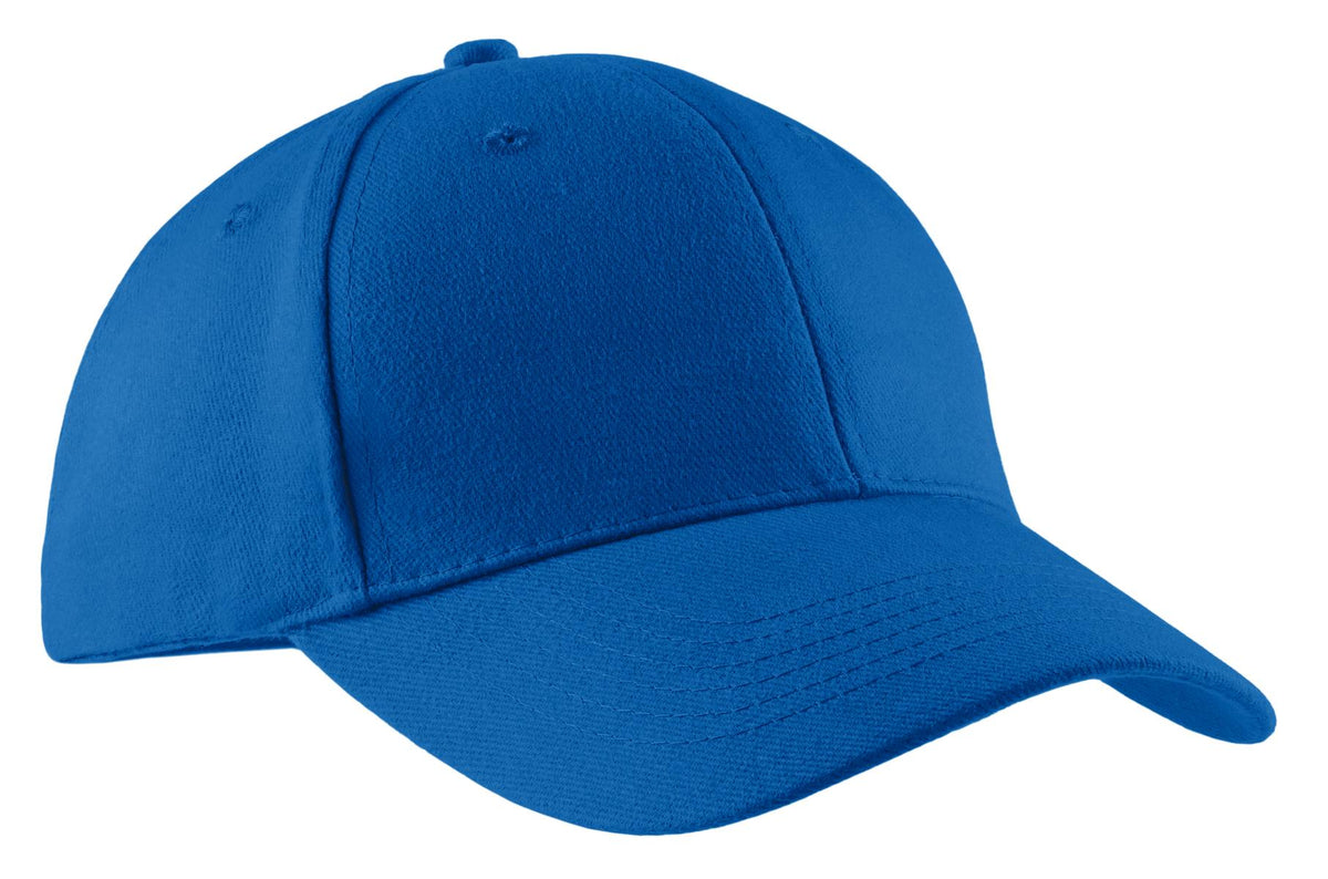 Port Authority Brushed Twill Cap.  CP82 in Royal