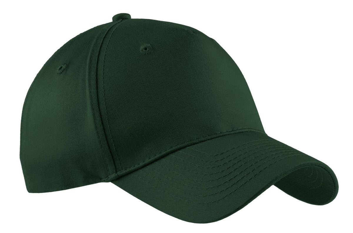 Port Authority Five-Panel Twill Cap.  CP86 in Hunter
