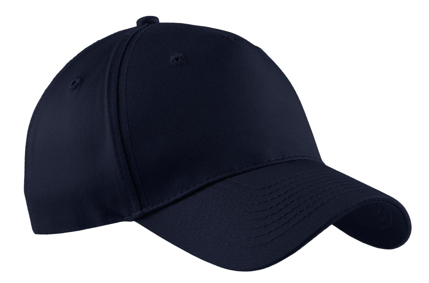 Port Authority Five-Panel Twill Cap.  CP86 in Navy