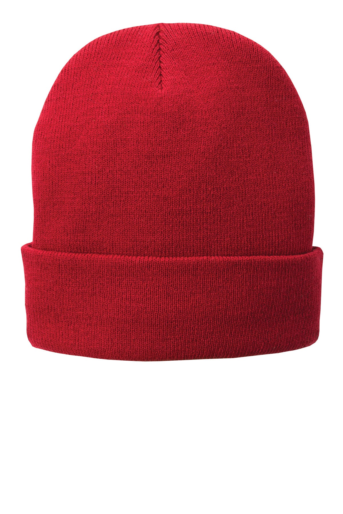 Port Authority Fleece-Lined Knit Cap. CP90L in Athletic Red