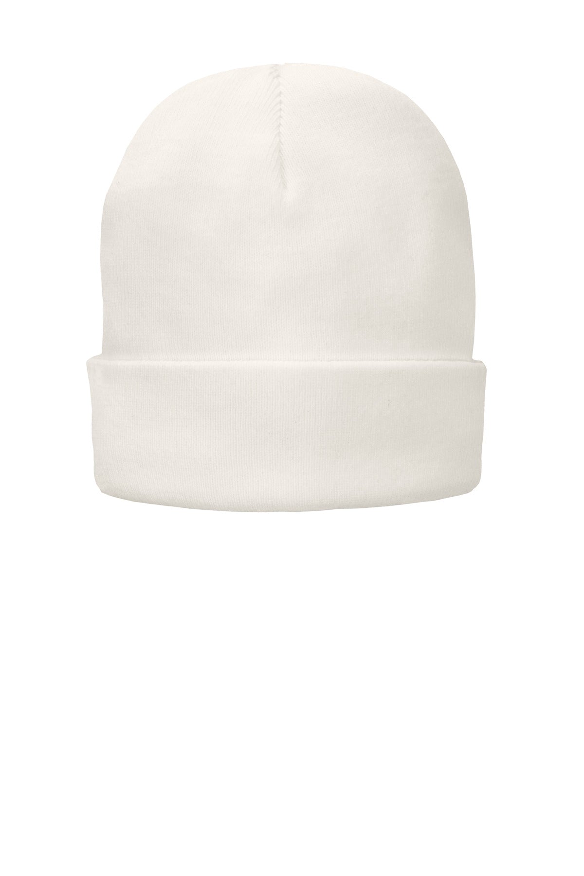 Port Authority Fleece-Lined Knit Cap. CP90L in White